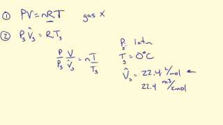 Standard Temperature and Pressure - Ideal Gas Law