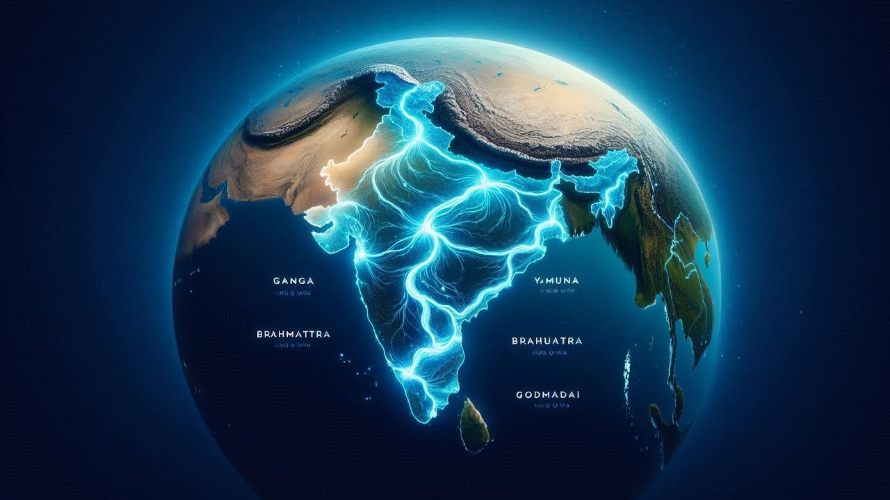 Major Rivers of India Explained Visually| #riversofindia #indianrivers #gs #riversystems #aivideo