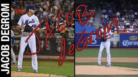 Jacob deGrom Initial Move in Pitching Mechanics Breakdown | ROBBY ROWLAND