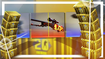 CS:GOing broke by opening 100 of the new CS20 cases...