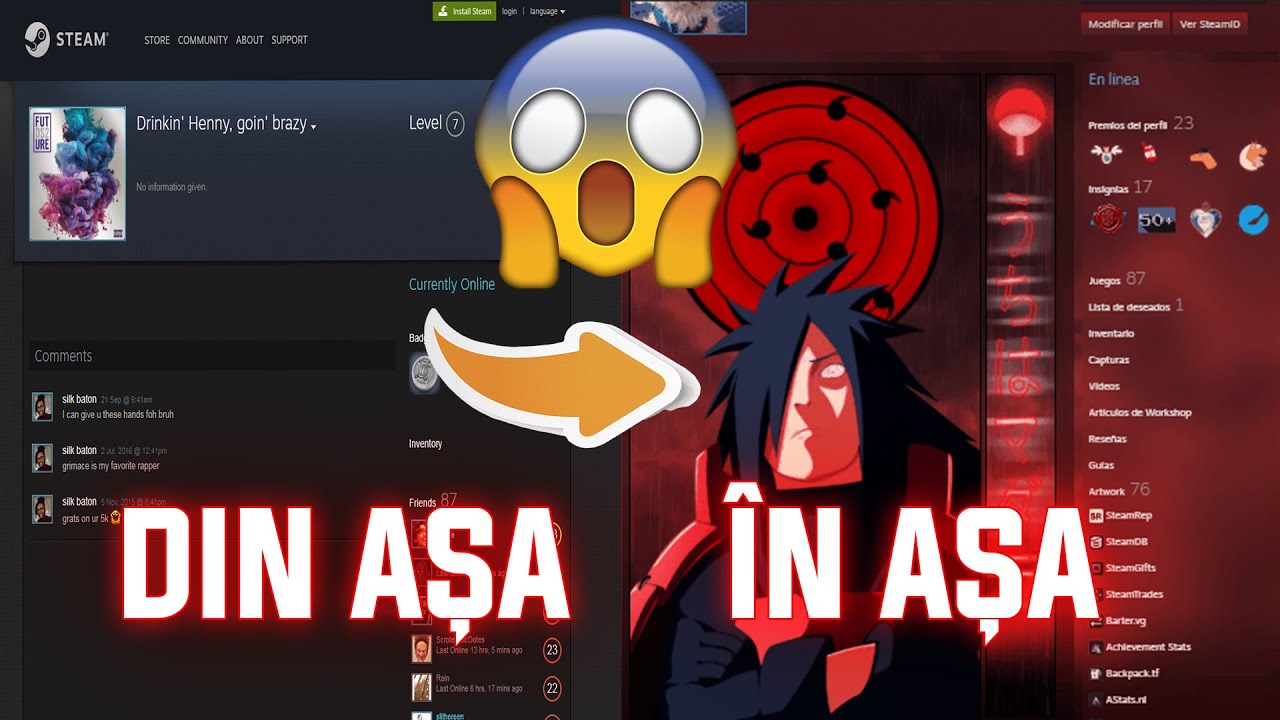 Cum sa-ti faci profilul de Steam sa arate frumos si smecher !