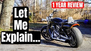 HARLEY DAVIDSON V-ROD MUSCLE HONEST 1 YEAR REVIEW │ Thoughts from an Owners Perspective