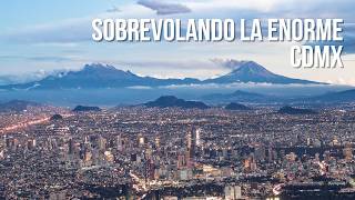 Llegando A La Enorme Cdmx, Casi 7 Minutos Para Recorrer La Zona Metropolitana En Avión