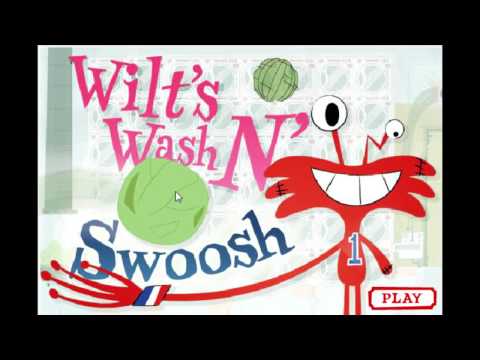 Foster's Home For Imaginary Friends Wilt's Wash-N-Swoosh! Gameplay - Earning A Score Of 380 Points