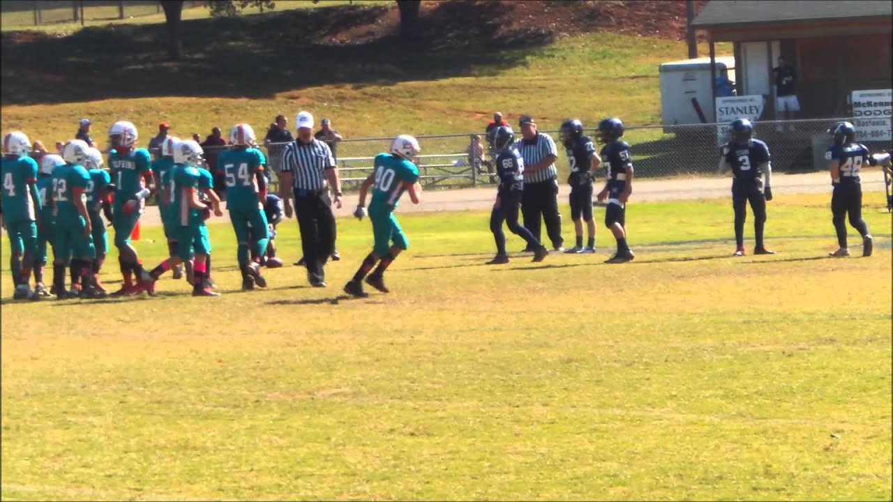 2012 McAdenville Dolphins Game 8 vs Wake Forest Tatiants BOWL GAME