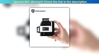 Editor’s Choice Pracmanu Mini 12 Lines 3D Laser Level 360 Self-Leveling Horizontal And Vertical Cro