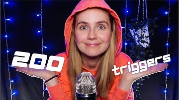 ASMR 200+ Triggers in 15 Minutes