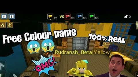 How to Get [Colour Name] In  Blockman Go Not Clickbait