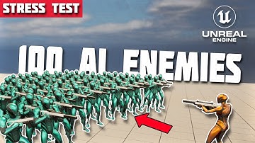 UNREAL ENGINE 5 AI: Utility AI vs Behavior Trees - testing 100 NPCs