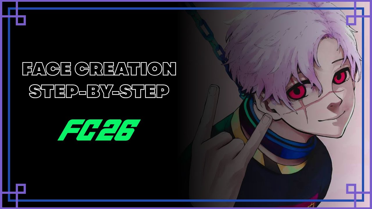 How to create BUNNY IGLESIAS in EA FC 26 - TUTORIAL Blue Lock Face Creation