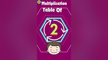 Table of 2| 2 | #youtubeshorts #skipcounting  #funwithnumbers #mathshorts
