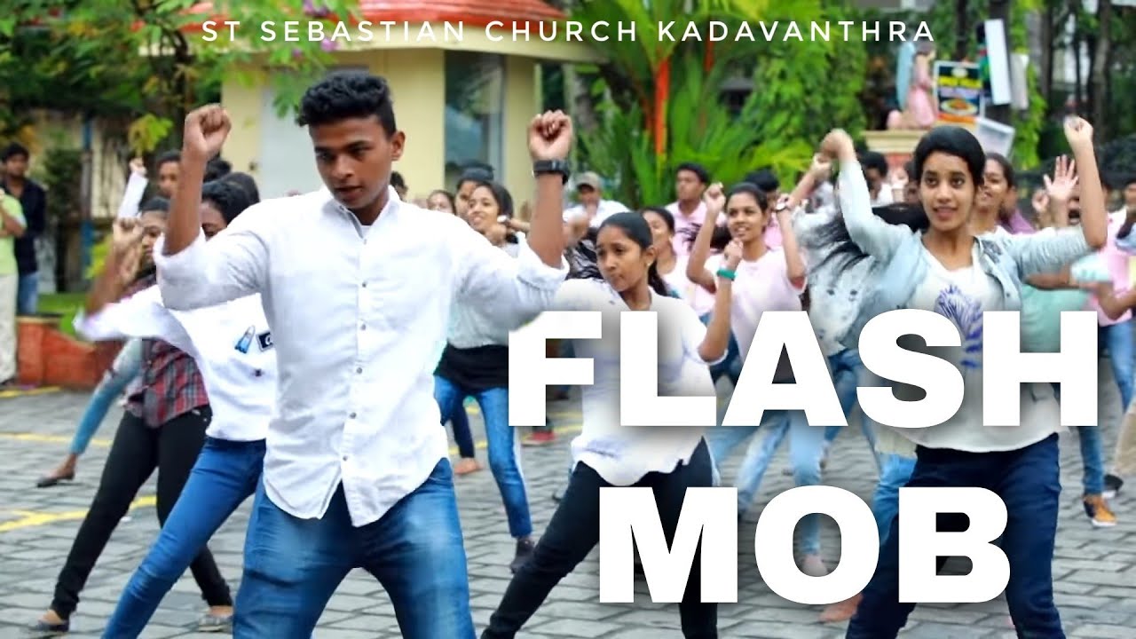 Flash mob by St Sebastian Church kadavanthra youth