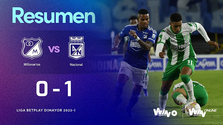 Millonarios vs. Nacional (resumen y goles) | Liga BetPlay Dimayor 2023-2 | Cuadrangulares - Fecha 6