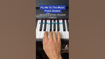 Thumbnail of Frank Sinatra - Fly Me To The Moon easy piano tutorial!