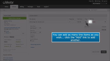 18) How to create invoices in Blesta by Gecko Websites