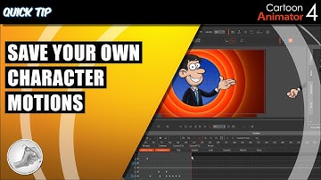 [Quick Tip] The Steps to Saving your own Motion Clips in Cartoon Animator [WTHanimation]