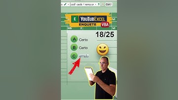O que essa EXPRESSÃO faz na sua macro VBA? (Enquete 19/2025)