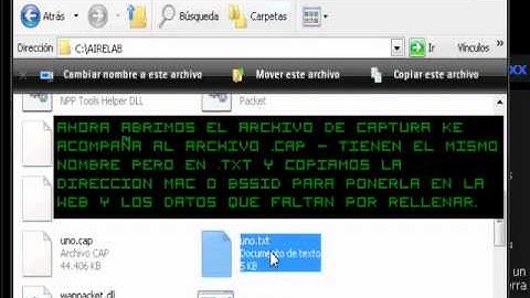 Abrir Redes WLAN XX  Airodump WINDOWS XP www.wirelesshack.yolasite.com