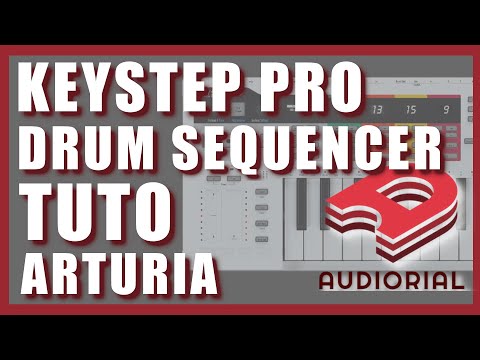 Arturia KEYSTEP PRO - Tuto 1 DRUM SEQUENCER en détail /in depth - french + english caption