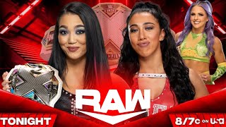 //RAW//Roxanne perez Vs Indi Hartwell//NXT women's championship//