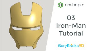 Creando la máscara de Iron Man en Onshape  03