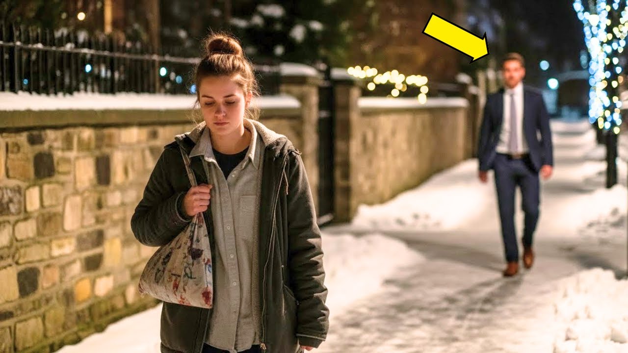 În ajunul Crăciunului, bona a ieșit în frig să ajute pe cineva...iar miliardarul a urmat-o în tăcere