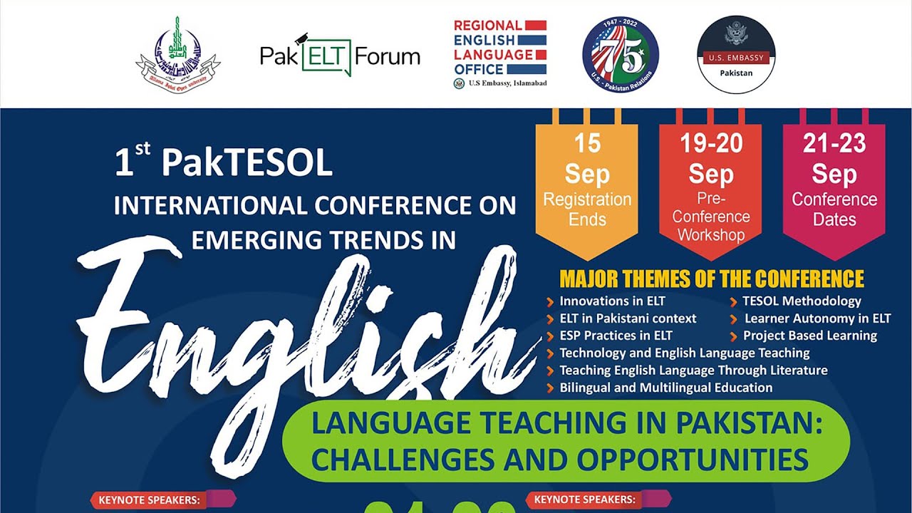Commemoration of the Inaugural Pak-TESOL Conference