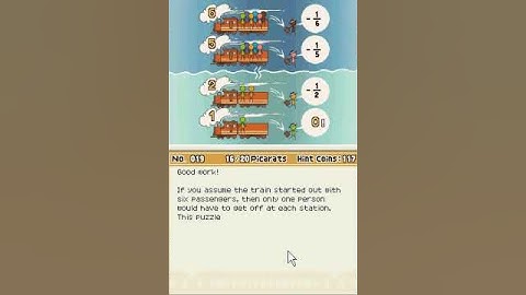 Professor Layton and the Diabolical Box Walkthrough - Puzzle No. 19 - The Train Ride