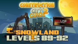 Construction City 2 • Level 89 90 91 92 • Snowland │ Redline69 Games screenshot 1