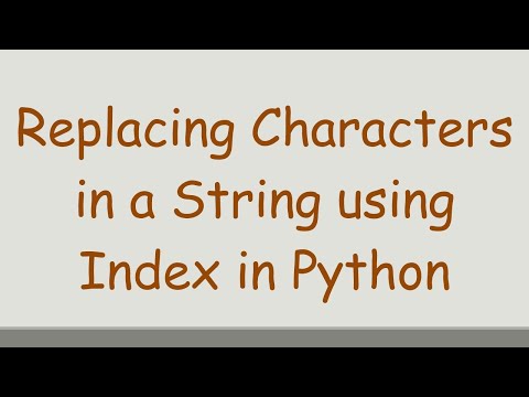 Replacing Characters in a String using Index in Python