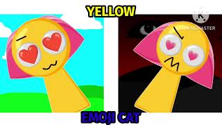 My Sprunki Oc Yellow From Emoji Cat