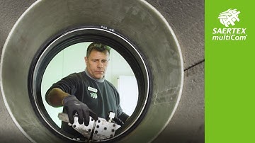 Installation of a Liner end seal @ SAERTEX multiCom (Timelaps)