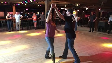 Two Step Underarm Turn to Cross Weave