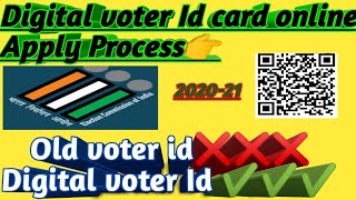 How to apply online digital voter Id card full process explained 2020-21#old voter card❌easy Pros✔️ screenshot 3