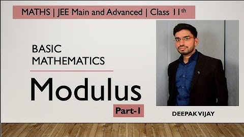 Modulus | Part-1 | Absolute Value Function | IIT-JEE |