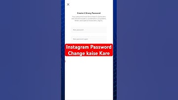 Instagram ka Password kaise Change kare | how to change instagram password | insta password change