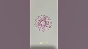 The Spirograph Art #art #ps24 #spirograph #varial #drawing #pensandrulers