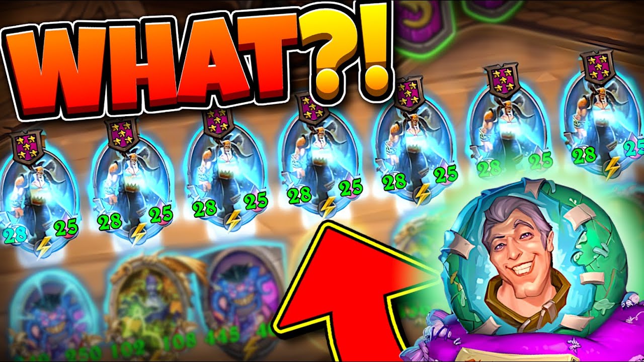 INSANE Wisdomball Luck!! Hearthstone Battlegrounds YouTube