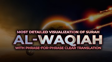 SURAH WAQIAH (سورة الواقعة) - Spellbinding Quran VIDEO with EXPLANATION