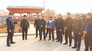 Shirin shahrida yashil maydonlarni ko‘paytirish maqsadida katta hashar uyushtirildi