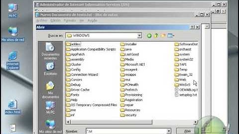 Instalacion y Configuracion de un Servidor WEB en Server 2003