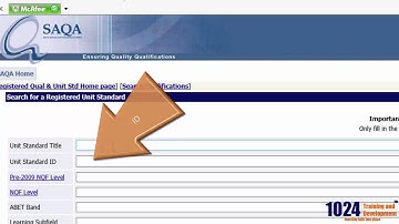 4 Finding a unit standard