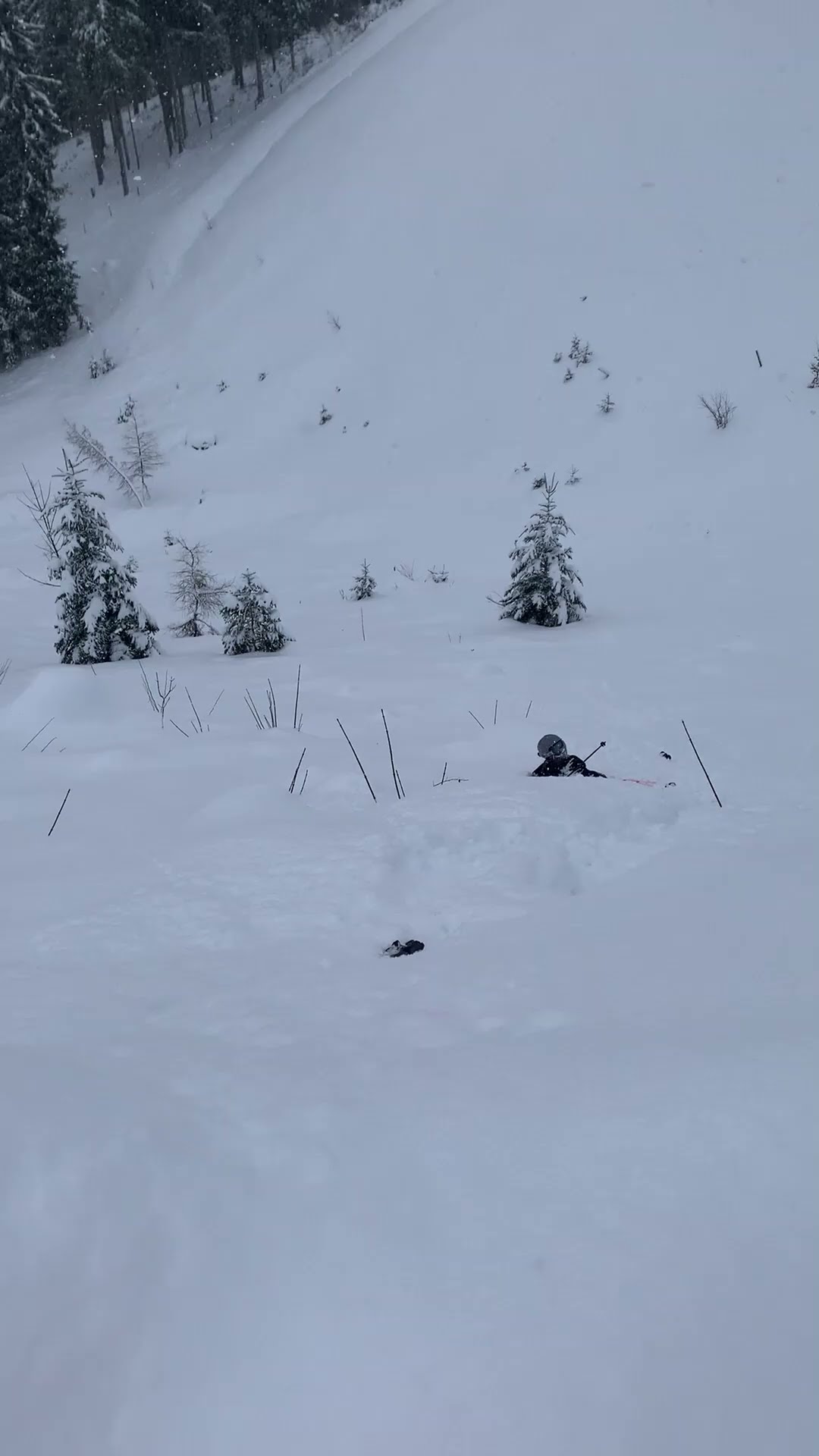 Skier Tumbles Down a Minor Drop || ViralHog
