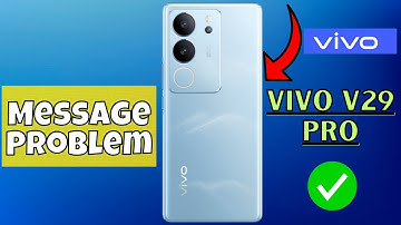 Message Problem Fix Vivo V29 Pro | How to solve message issues || Message not working issues {V2251}