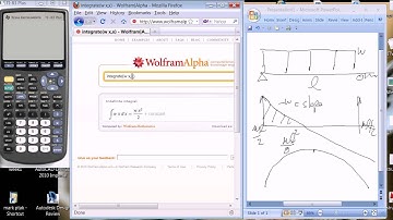 Basic Integration in Wolfram Alpha and on the TI 83