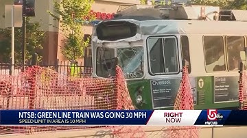 NTSB:  Green Line trolley going 3-times speed limit before crash