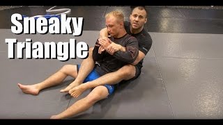 Sneaky Triangle from Back Mount with Coach Dennis Davis​