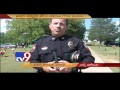 North Carolina Police salutes Little Indian Soldier - USA