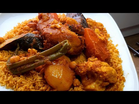 الرز المبوخ رز مبوخ ليبي أرز بالخضروات طريقة لذيذةلعمل رز في طنجرة الكسكاس ونتيجة مذهلةلرز حبه بحبه