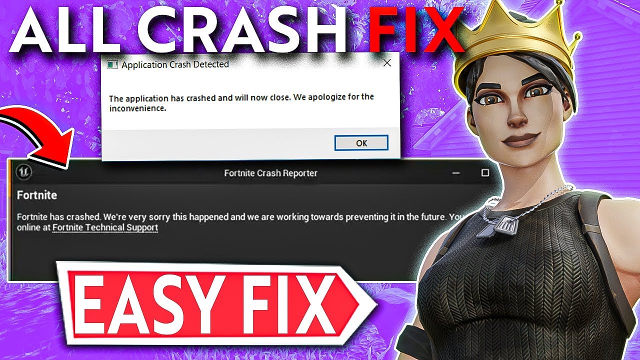 How to Fix Fortnite Chapter 6 Every CRASH In PC | Fortnite Crash ...